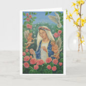 ジェニー・マクラーリン『ロザリオの我らの女性』 カード (黄色い花)