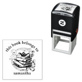 ジェニー・ランプ付き本この本は属する セルフインキングスタンプ (インサイチュ)