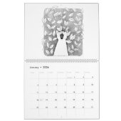 ジェニー・ローソンのアートカレンダー カレンダー (1月 2026)