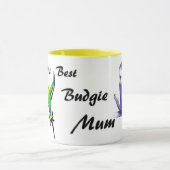 ジェニーKホーム | World's 最高の Budgie Mum Mug Cup マグカップ (中央)