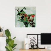 ジェニ食べ物を与えー・ナイストロムの「冬の鳥」 ポスター (ホームオフィス)