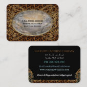 ジェヌプラヤスアニマルプリントメランジプロフェッショナル 名刺 (正面/裏面)