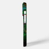 ジェネシスグリーン抽象芸術アート Case-Mate iPhoneケース (裏面 / 左)