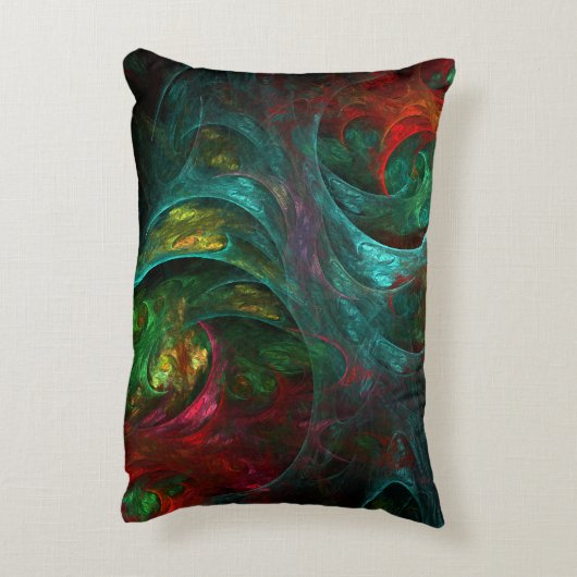 ジェネシスノヴァ抽象芸術アートアクセントピロー アクセントクッション (裏面(縦))