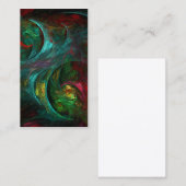 ジェネシスノヴァ抽象芸術アートビジネスカード 名刺 (正面/裏面)