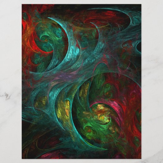 ジェネシスノヴァ抽象芸術アートフライヤー チラシ (正面)