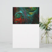 ジェネシスノヴァ抽象芸術アート文房具 便箋 (スタンド正面)