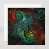 ジェネシスノヴァ抽象芸術アート (正面/裏面)