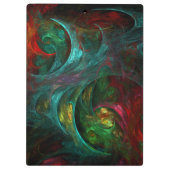 ジェネシスノヴァ抽象芸術アート クリップボード (裏面)