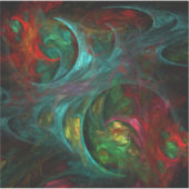 ジェネシスノヴァ抽象芸術アート シール (正面)