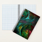 ジェネシスノヴァ抽象芸術アート ノートブック (内側)