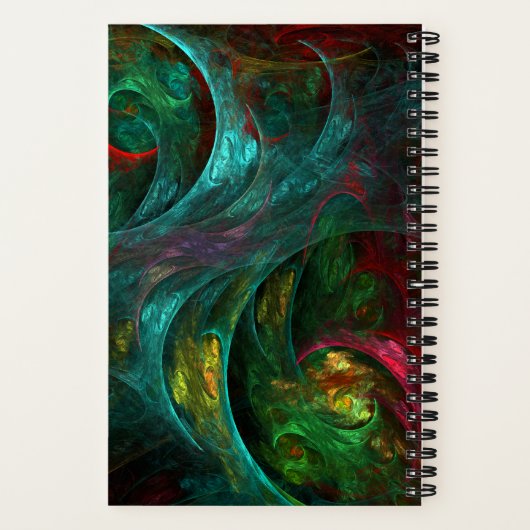 ジェネシスノヴァ抽象芸術アート ノートブック (裏面)