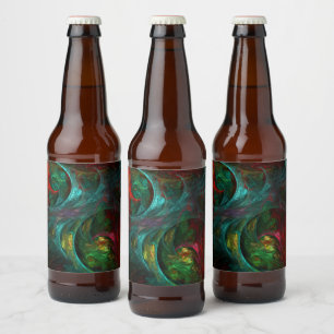 ジェネシスノヴァ抽象芸術アート ビールラベル
