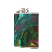 ジェネシスノヴァ抽象芸術アート フラスク (左)