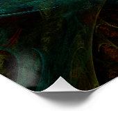 ジェネシスノヴァ抽象芸術アート ポスター (コーナー)