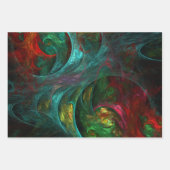 ジェネシスノヴァ抽象芸術アート ラッピングペーパーシート (正面)