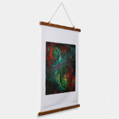 ジェネシスノヴァ抽象芸術アート 吊り下げ型タペストリー (傾斜あり)