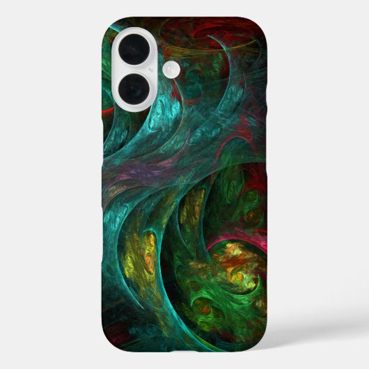 ジェネシスノヴァ抽象芸術アート Case-Mate iPhoneケース (裏面)