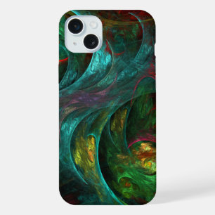 ジェネシスノヴァ抽象芸術アート iPhone 15 PLUSケース