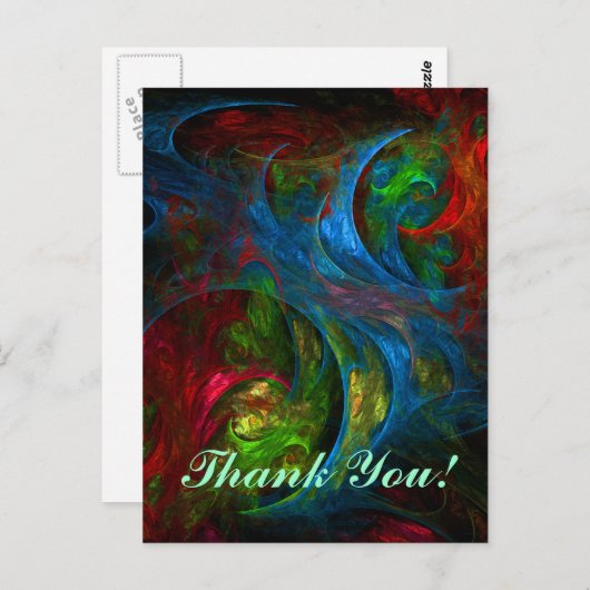 ジェネシスブルーありがとうはがき ポストカード (正面/裏面)