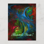 ジェネシスブルーありがとうはがき ポストカード (正面)