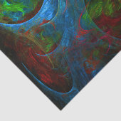 ジェネシスブルー抽象芸術アート 薄葉紙 (詳細)