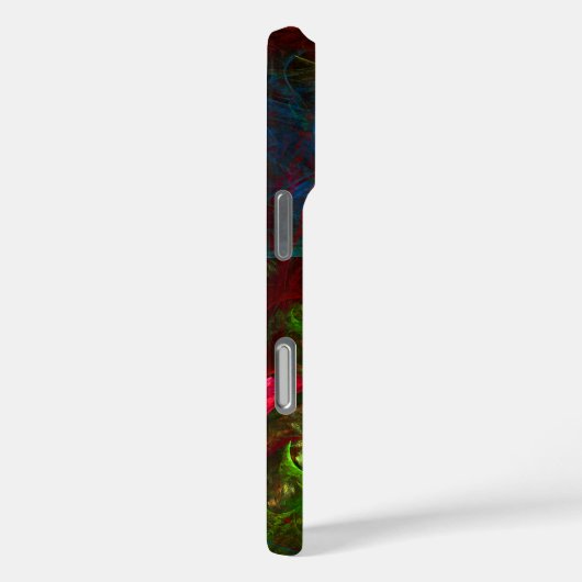 ジェネシスブルー抽象芸術アート Case-Mate iPhoneケース (裏面 / 右)