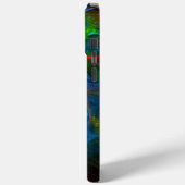 ジェネシスブルー抽象芸術アート Case-Mate iPhoneケース (裏面 / 左)