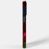 ジェネシスブルー抽象芸術アート Case-Mate iPhoneケース (裏面 / 右)