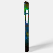 ジェネシスブルー抽象芸術アート Case-Mate iPhoneケース (裏面 / 左)