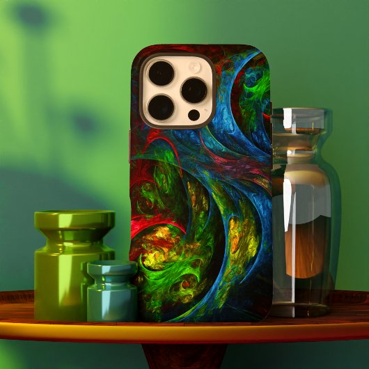 ジェネシスブルー抽象芸術 Case-Mate iPhoneケース