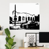 ジェネシス転がクーペのショット ポスター (ホームオフィス)