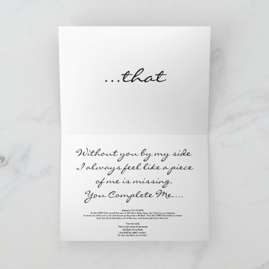 ジェネシス2:21-23 カード (内部)