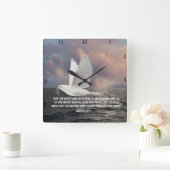 ジェネシス8:11 スクエア壁時計 (ホーム)