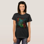 ジェネシス・ノヴァ・アブストラクトアート Tシャツ (正面フル)