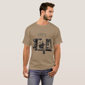 ジェネシス 羊はブロードウェイに横たわる ギフト Tシャツ (正面フル)