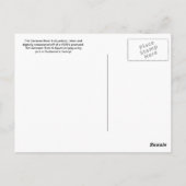 ジェネシー川と水路はがき ポストカード (裏面)