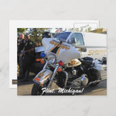 ジェネシー郡シェリフ ポストカード (正面/裏面)