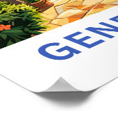 ジェネラリフェスペイン旅行プリント ポスター (角)