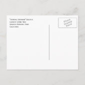 ジェネラルシャーマンジャイアントセコイア葉書 ポストカード (裏面)