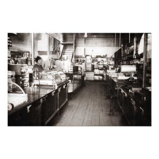 ジェネラルストアカパックミシガンヴィンテージ1800年代後半 フォトプリント            (正面)