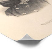 ジェネラルストーンウォールジャクソンポートレート ポスター (角)