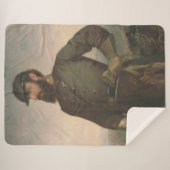 ジェネラルストーンウォールジャクソンCSA シェルパブランケット (正面(横))