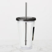 ジェネラルドワイトアイゼンハワー5つ星色彩の鮮やかポートレート アクリルタンブラー (右)