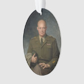 ジェネラルドワイトアイゼンハワー5つ星色彩の鮮やかポートレート オーナメント (正面)