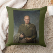 ジェネラルドワイトアイゼンハワー5つ星色彩の鮮やかポートレート クッション (ブランケット)