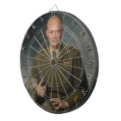 ジェネラルドワイトアイゼンハワー5つ星色彩の鮮やかポートレート ダーツボード (正面右)