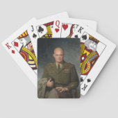 ジェネラルドワイトアイゼンハワー5つ星色彩の鮮やかポートレート トランプ (裏面)