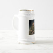 ジェネラルドワイトアイゼンハワー5つ星色彩の鮮やかポートレート ビールジョッキ (正面左)