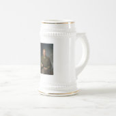 ジェネラルドワイトアイゼンハワー5つ星色彩の鮮やかポートレート ビールジョッキ (正面右)